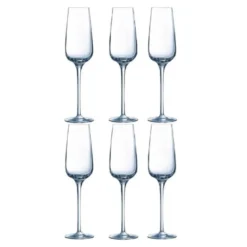 Sublym champagneglass 6 stk 21 cl klar