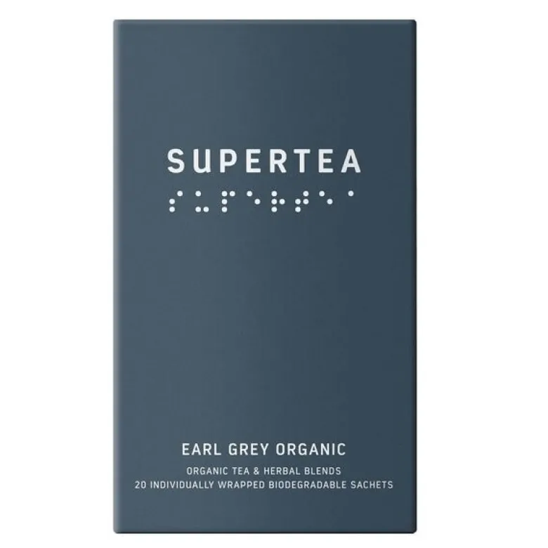 Supertea økologisk svart te 30g 20 stk earlgrey