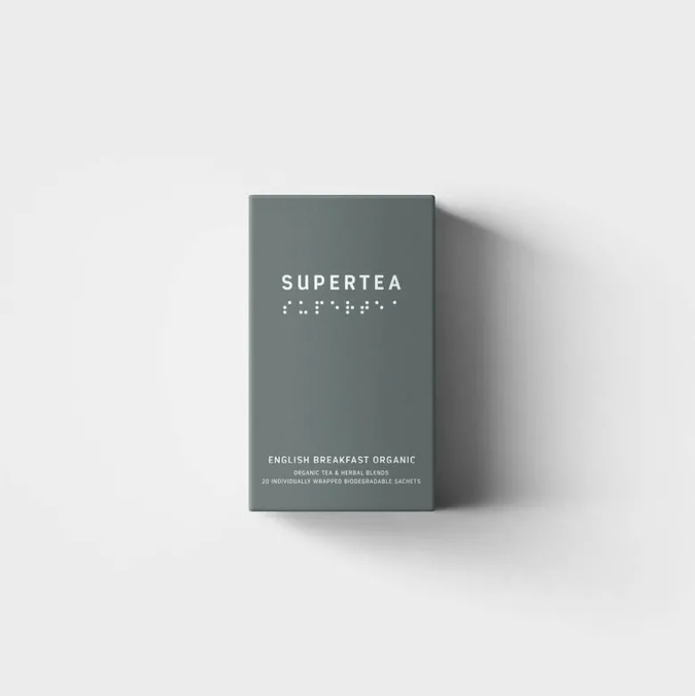 Supertea økologisk svart te 30g 20 stk english breakfast