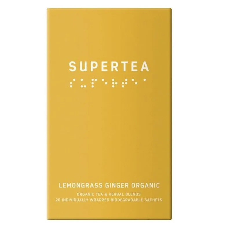 Supertea økologisk urtete 30g 20 stk sitrongress ingefær