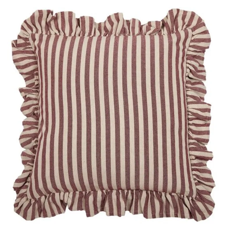 Svea putetrekk 48x48 cm vinrød