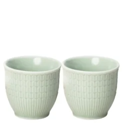 Swedish Grace eggeglass 4 cl 2 stk eng/grønn