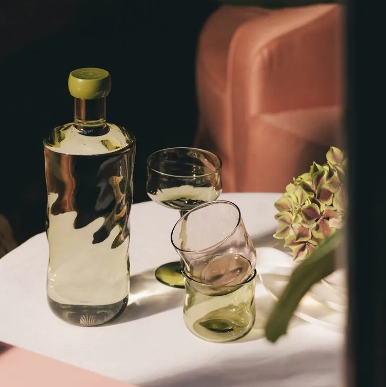Swirl Coupe-cocktail glass 26 cl 2 stk Moss