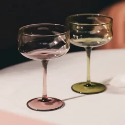 Swirl Coupe-cocktail glass 26 cl 2 stk Glow