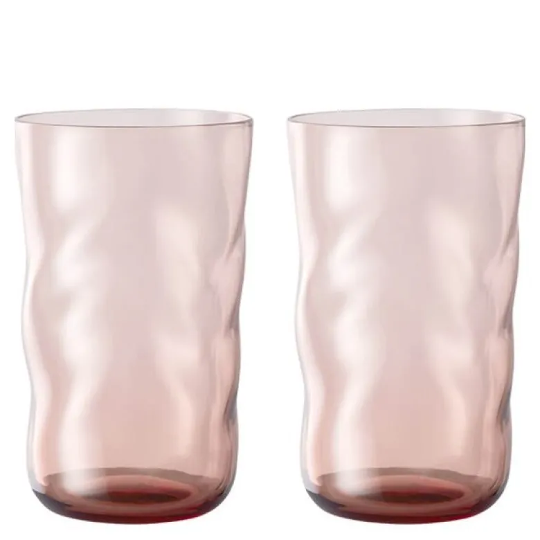 Swirl longdrink glass 48 cl 2 stk Glow