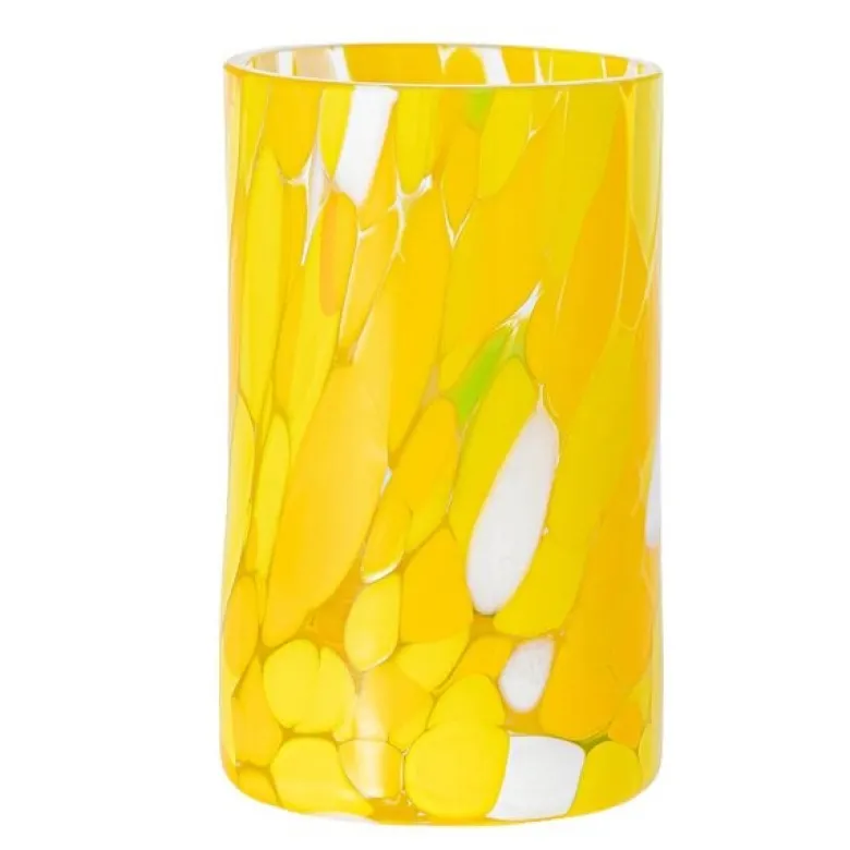 Swirl shotglass 5 cl gul