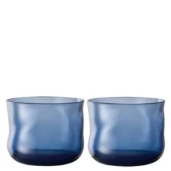 Swirl tumbler glass small 24 cl 2 stk Midnight