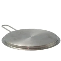 Tallerkenlokk 24 cm rustfritt stål
