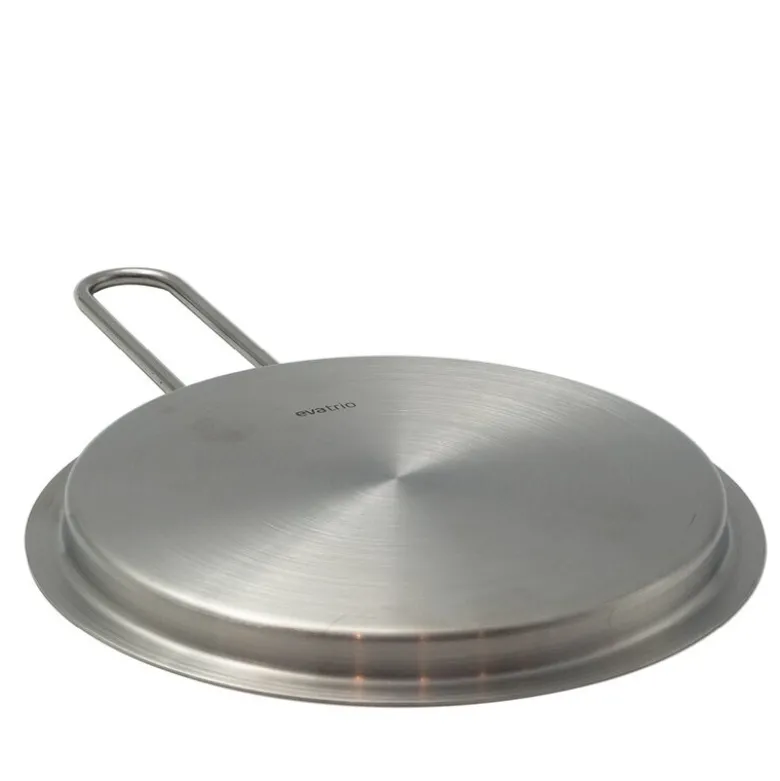 Tallerkenlokk 16 cm rustfritt stål