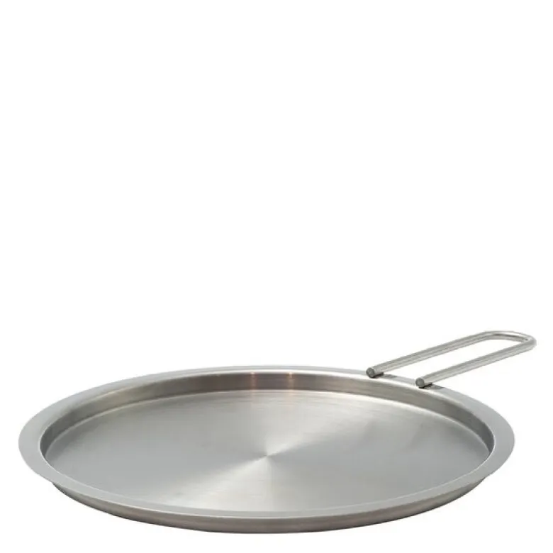 Tallerkenlokk 20 cm rustfritt stål
