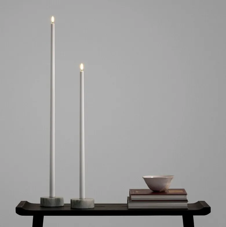 Taper Candles Led kronelys 2,3x75 cm 1 stk hvit