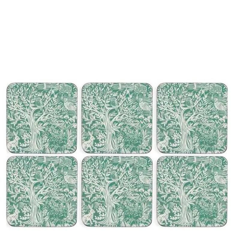 Tapestry glassbrikker 10,5 cm 6 stk sage