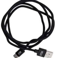 Tech kabel lightning 1m svart