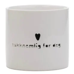 Telysholder medium takknemlig for deg