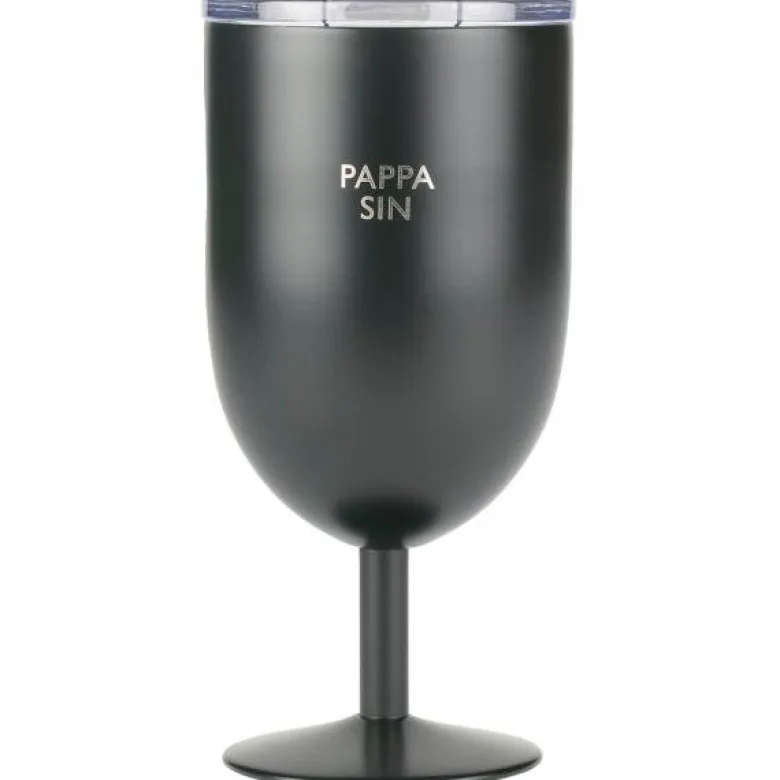 Termo ølglass pappa sin 40 cl svart