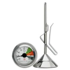 Tetermometer sølv