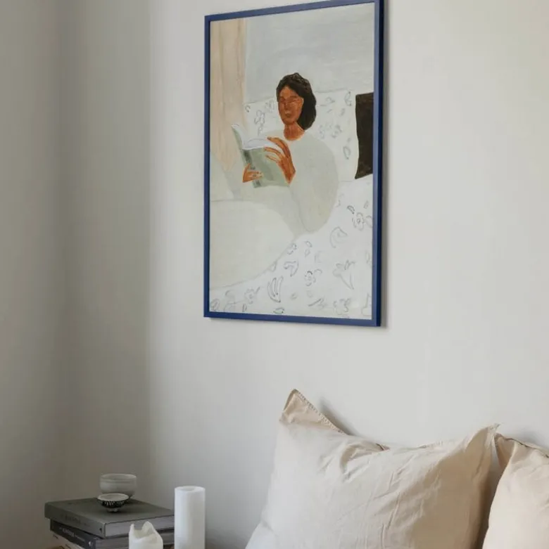 The Poster Club x Isabelle Vandeplassche poster 50x70 cm morning read