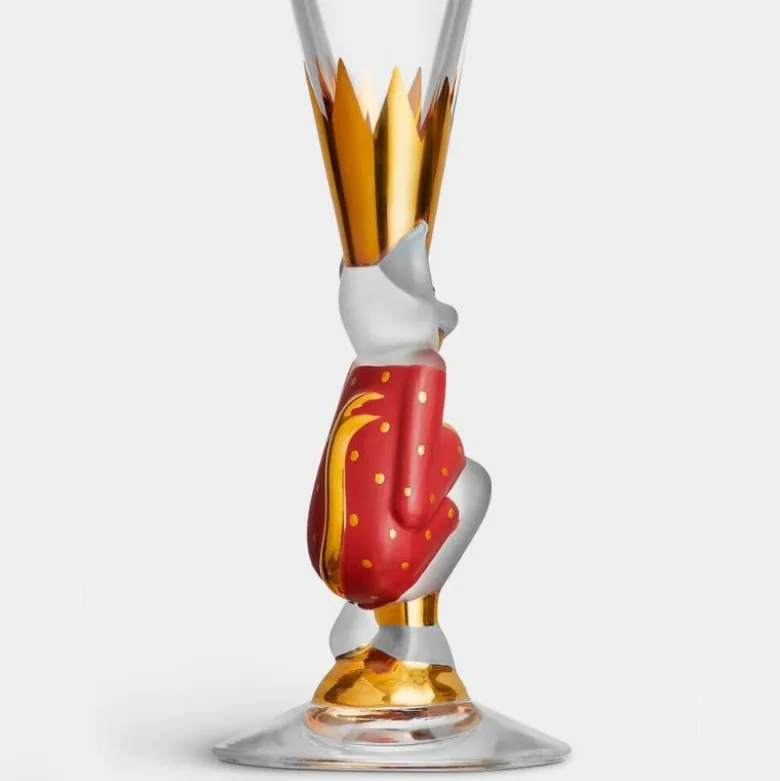 The sparkling devil champagneglass 19cl rød