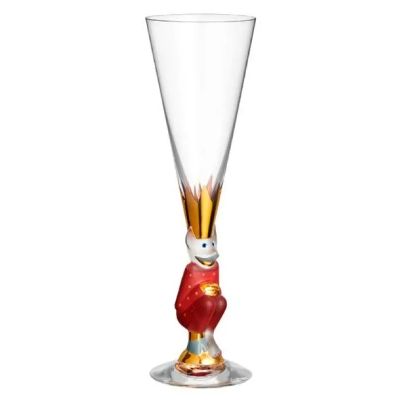 The sparkling devil champagneglass 19cl rød