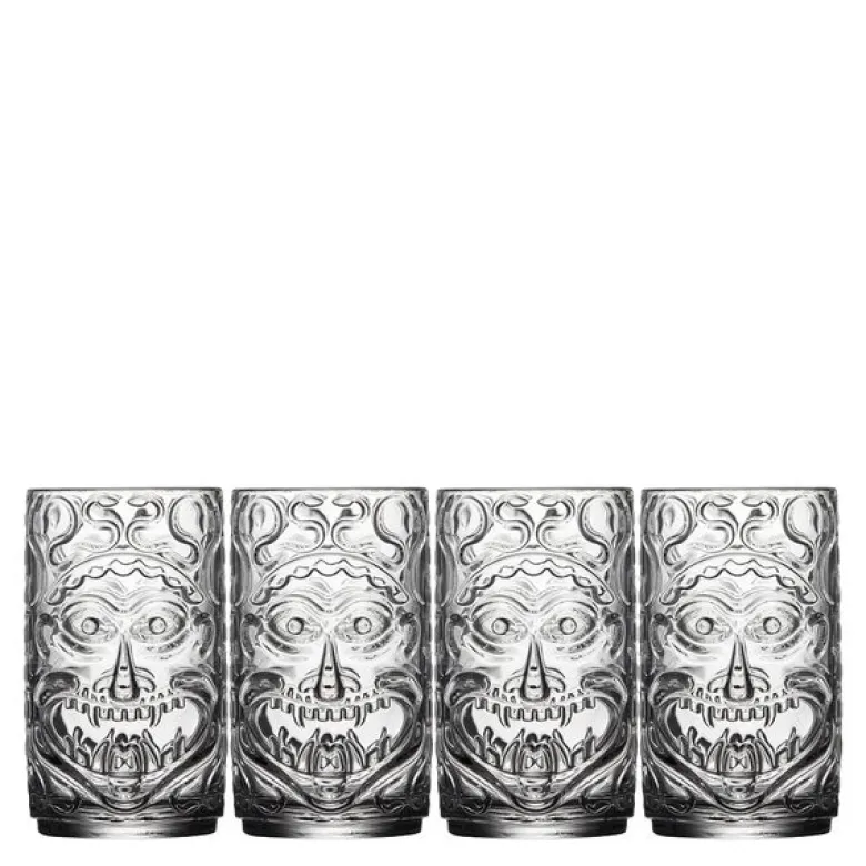 Tiki cocktailglass 45 cl 4 stk klar