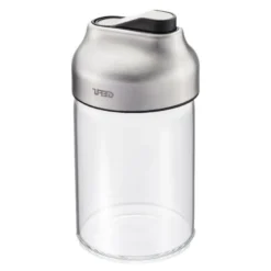 Tip sukkerstrøer 180 ml klar/stål