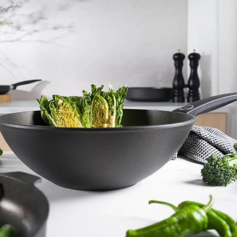 Titanium Induction wokpanne 30 cm
