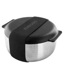 To Go matboks 75 cl stål/svart