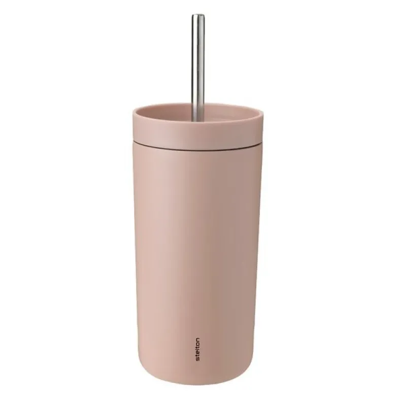 To Go Sip termokopp med sugerør 40 cl heather