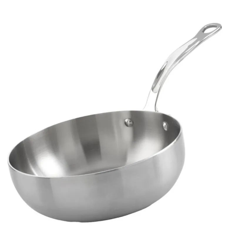Traktørpanne 24 cm 2,0L rustfritt stål