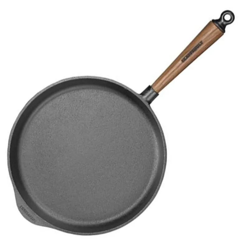 Traktørpanne 28 cm med valnøtt håndtak