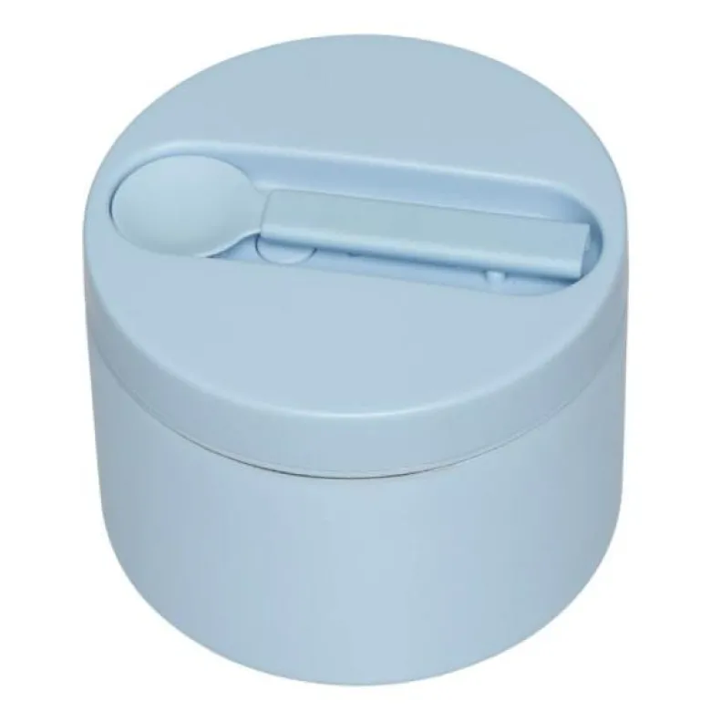 Travel mattermos 0,33L lys blå