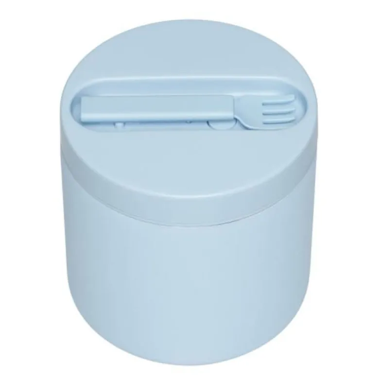 Travel mattermos 0,53L lys blå
