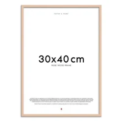 Treramme 30x40 cm rose