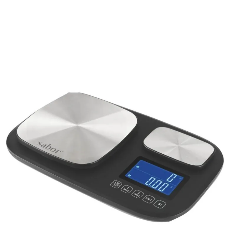 Ultimate kjøkkenvekt med to soner 0,2g–1kg + 1g–10kg