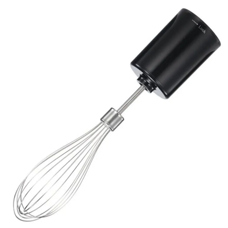 Ultimate visp med adapter 25 cm børstet svart