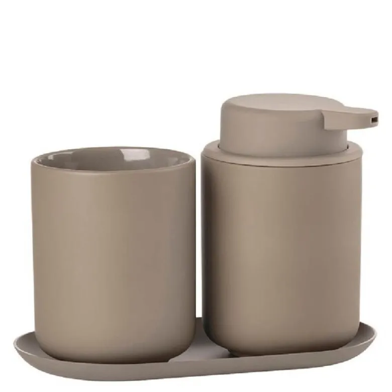 Ume baderomssett 3 deler taupe