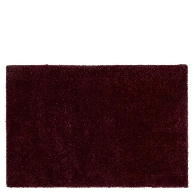 Unicolor gulvmatte 40x60 cm bordeaux