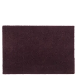 Unicolor gulvmatte 90x60 cm bordeaux
