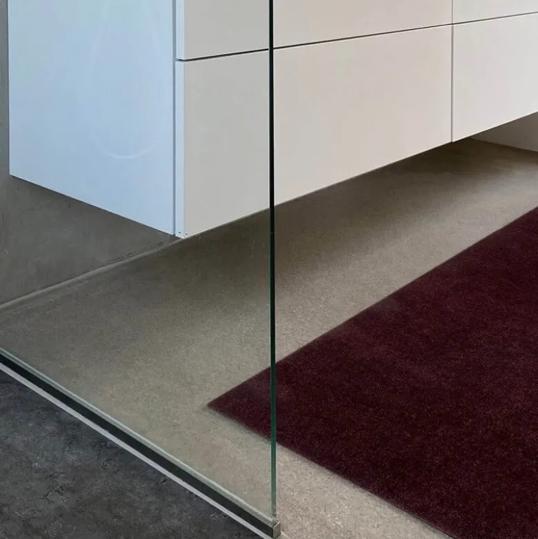 Unicolor gulvmatte 120x67 cm bordeaux