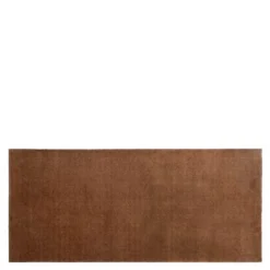 Unicolor gulvmatte 200x90 cm cognac