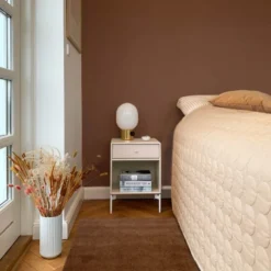 Unicolor gulvmatte 90x60 cm cognac
