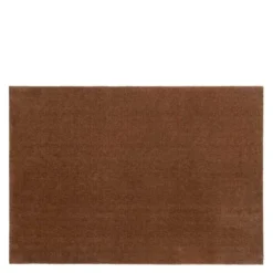 Unicolor gulvmatte 130x90 cm cognac