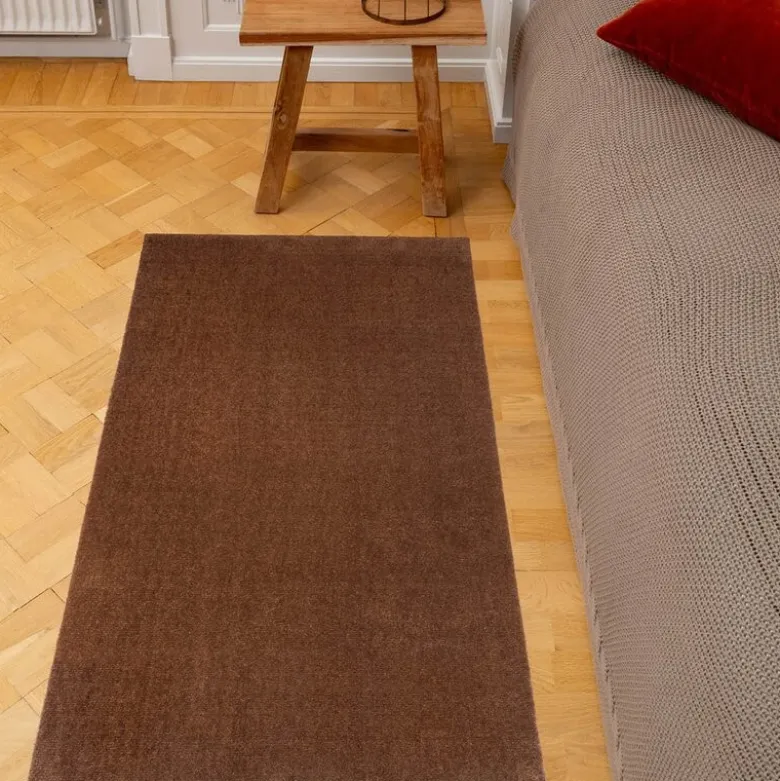 Unicolor gulvmatte 120x67 cm cognac