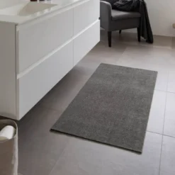 Unicolor gulvmatte 120x67 cm steelgrey