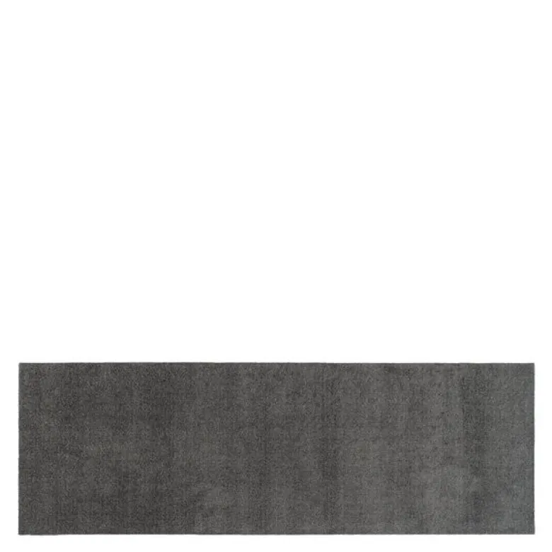 Unicolor gulvmatte 200x90 cm steelgrey