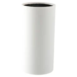 Universal knivblokk 22,5 cm gummiert hvit