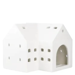 Urbania lyslykt 10,5 cm stall hvit