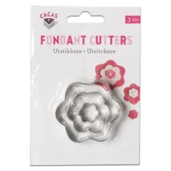 Utstikkersett blomster 3 deler