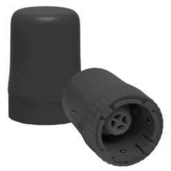 Vakuumpumpe + sparkling wine saver svart