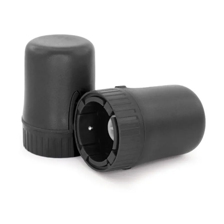 Vakuumpumpe + sparkling wine saver svart